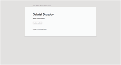Desktop Screenshot of gabrieldrozdov.com