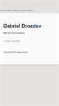 Mobile Screenshot of gabrieldrozdov.com