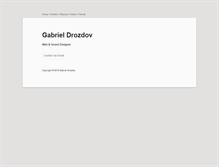 Tablet Screenshot of gabrieldrozdov.com